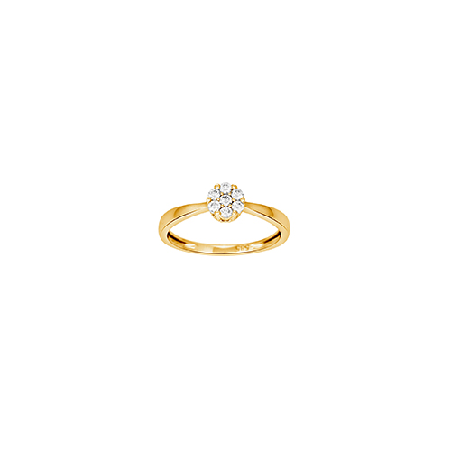14 karat diamant ring fra siersbøl