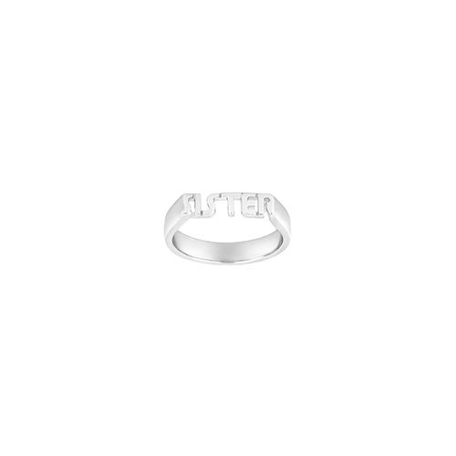 Rhodineret sølv SISTER ring fra Nordahl Jewellery