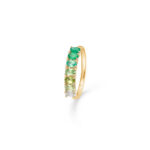 14 karat guld POETRY Emerald ring fra Mads Z