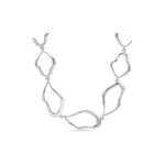 Halscollie med store led i sølv fra Støvring Design