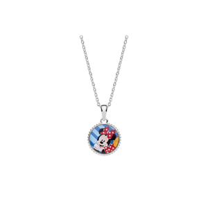 Sølv halskæde med Minnie Mouse fra Disney