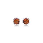 dame rav ørestikker sølv cirkelformet 10mm støvring design