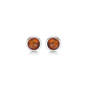 dame rav ørestikker sølv cirkelformet 10mm støvring design
