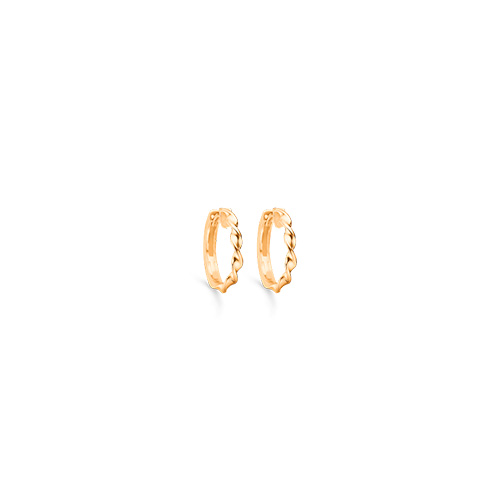 8 karat guld snoet creoler fra Støvring Design