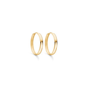 8 karat guld knæk creoler fra Støvring Design