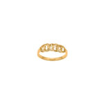 8 karat guld ring med bismarck mønster