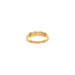 8 karat guld ring med mursten mønster fra siersbøl