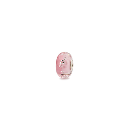 Brillant rosa diamant kugle fra trollbeads