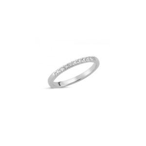 14 karat hvidguld ring fra Nuran med brillanter