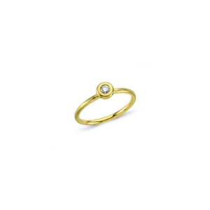 14 karat guld ring fra smykkeserien DOT fra Nuran
