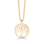 Enkelt livets træ halskæde