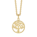 8 karat guld livets træ halskæde