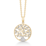 Stort livets træ halskæde