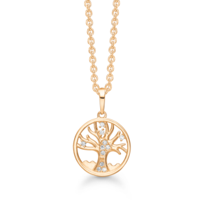 Lille livets træ halskæde