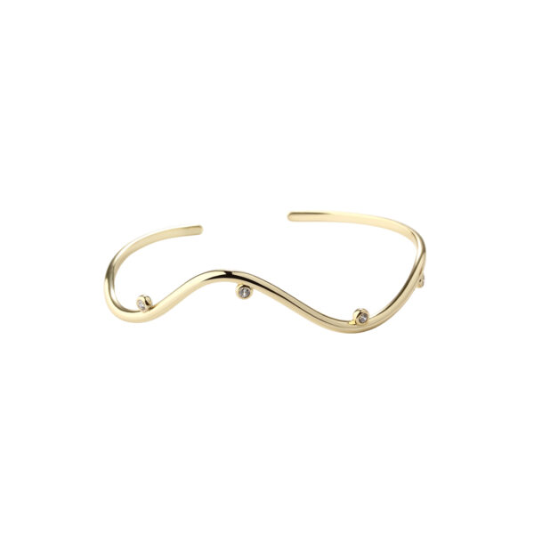 Fg Wavy armring fra Aqua Dulce