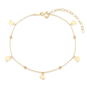 8kt hjerte armbånd fra Støvring Design