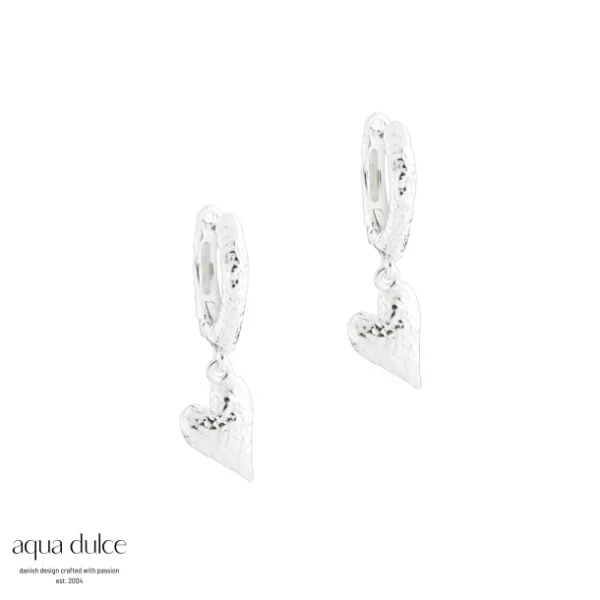 Sølv Love Me Hoops fra Aqua Dulce