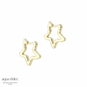 Forgyldte Stella Hoops fra Aqua Dulce