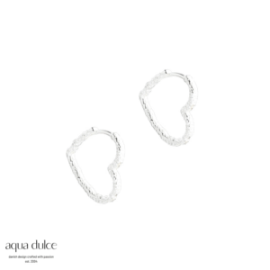 Sølv Love Me Big Hoops fra Aqua Dulce