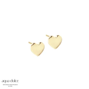 KARLA medium ørestikker i forgyldt sølv fra Aqua Dulce