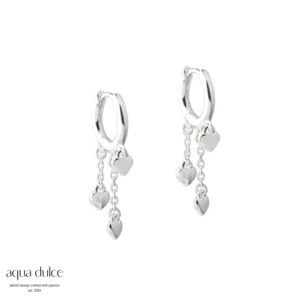 KARLA & ME sølv creoler fra Aqua Dulce