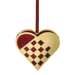 Flettet Julehjerte S - H.C.Andersen Home