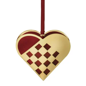 Flettet Julehjerte M - H.C.Andersen Home