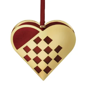 Flettet Julehjerte XL - H.C.Andersen Home