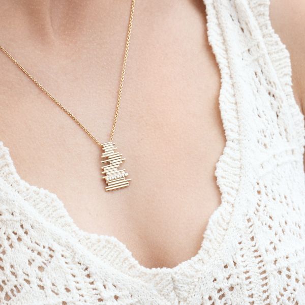 14 kt Piano vedhæng fra Nuran - Billede 2