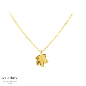 Forgyldt 'Jasmin' halskæde fra Aqua Dulce varenr. 5896