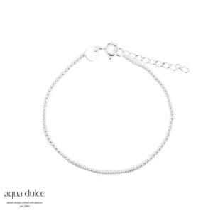 Sølv 'Popcorn' armbånd fra Aqua Dulce