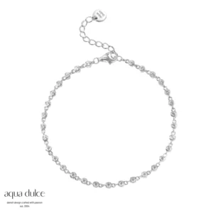 Sølv 'Darling Denise' armbånd fra Aqua Dulce