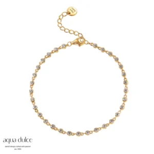 Forgyldt 'Darling Denise' armbånd fra Aqua Dulce