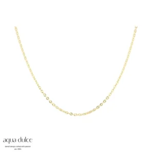 Forgyldt 'Fancy' halskæde fra Aqua Dulce varenr. 6072