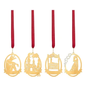 Prinsessen På Ærten 4-pak ophæng - fra H.C.Andersen Home