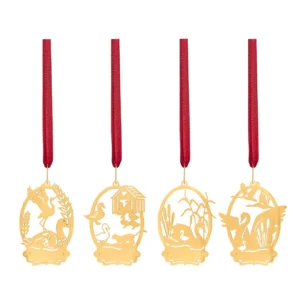 Den Grimme Ælling 4-pak ophæng - fra H.C.Andersen Home