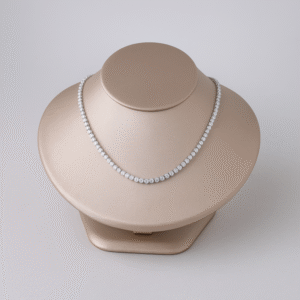 18 karat tennis collier Christine fra EZZE