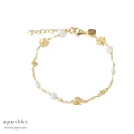 Clover forgyldt armbånd fra Aqua Dulce varenr. 6889