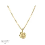 Clover forgyldt halskæde fra Aqua Dulce varenr. 6891