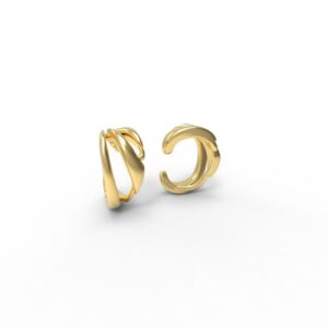 Forgyldt Zenith ear cuff fra Chache Cph