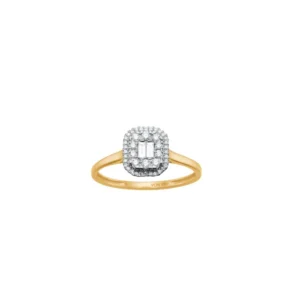 14 kt guldring m. 0,20ct dia fra Siersbøl