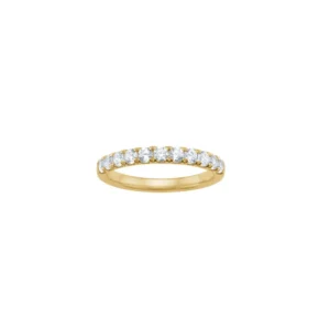 Luxury 14 kt guld allliance ring m. labgrown fra Siersbøl